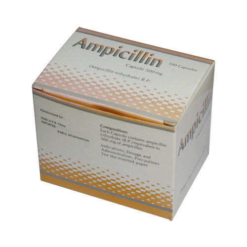 كبسولات أمبيسيلين مشتقة اصطناعية 250 مجم 500 مجم مضادات حيوية عن طريق الفم