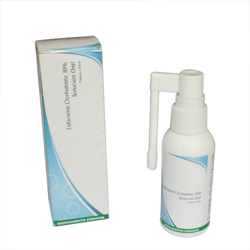 Lidocaine Dental Spray 10 ٪ 50ml / 80ml للتنبيب ، رذاذ مخدر موضعي