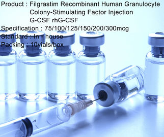 عامل تحفيز المستعمرات المحببة البشرية المؤتلف G-CSF / rhG-CSF Filgrastim Injection