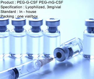 6mg الإنسان المؤتلف PEG-G-CSF PEG-rhG-CSF حقن Pegfilgrastim