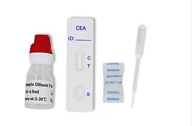 دقيق CEA Carcinoembryonic Antigen السريع اختبار الشريط كاسيت الاستفادة من WB / S / P